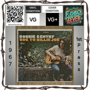 BOBBY GENTRY•Ode to Billie Joe•June,1967 US Stereo (#ST-2830)•Jacksonville Press